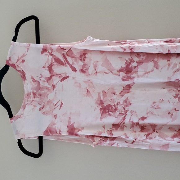 Womens Tie Dye Sleeveless Dress Light Pink sz Small - Picture 8 of 10